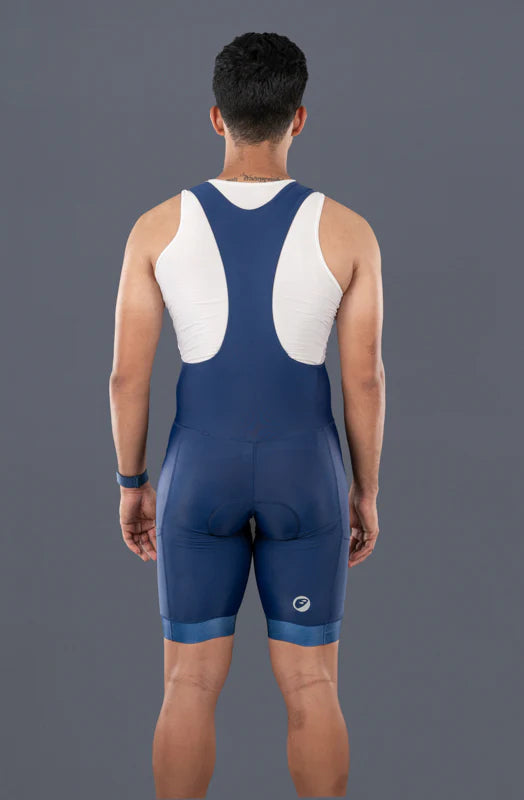 Apace Mens Cycling Bib Shorts Explore Midnight Navy