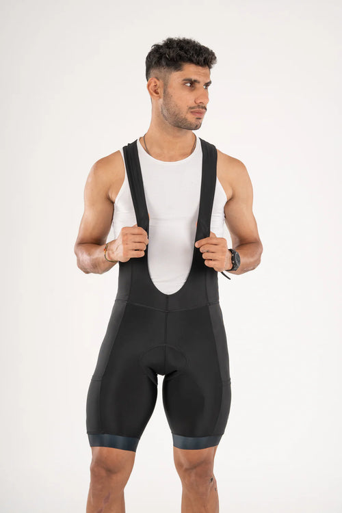  Apace Mens Cycling  Bib Shorts  Explore  Ebony