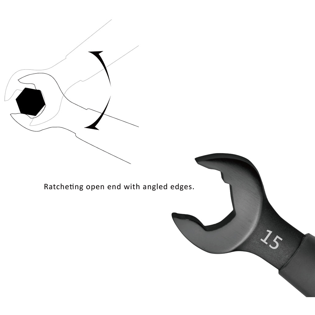 Birzman 15mm Combination Wrench - detail view