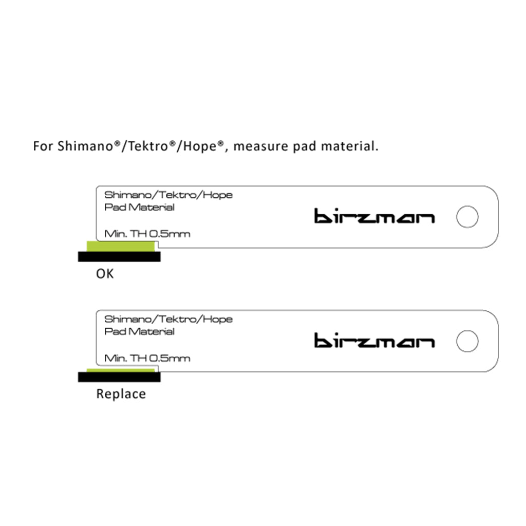Birzman Brake Pad Wear Indicator alternate angle
