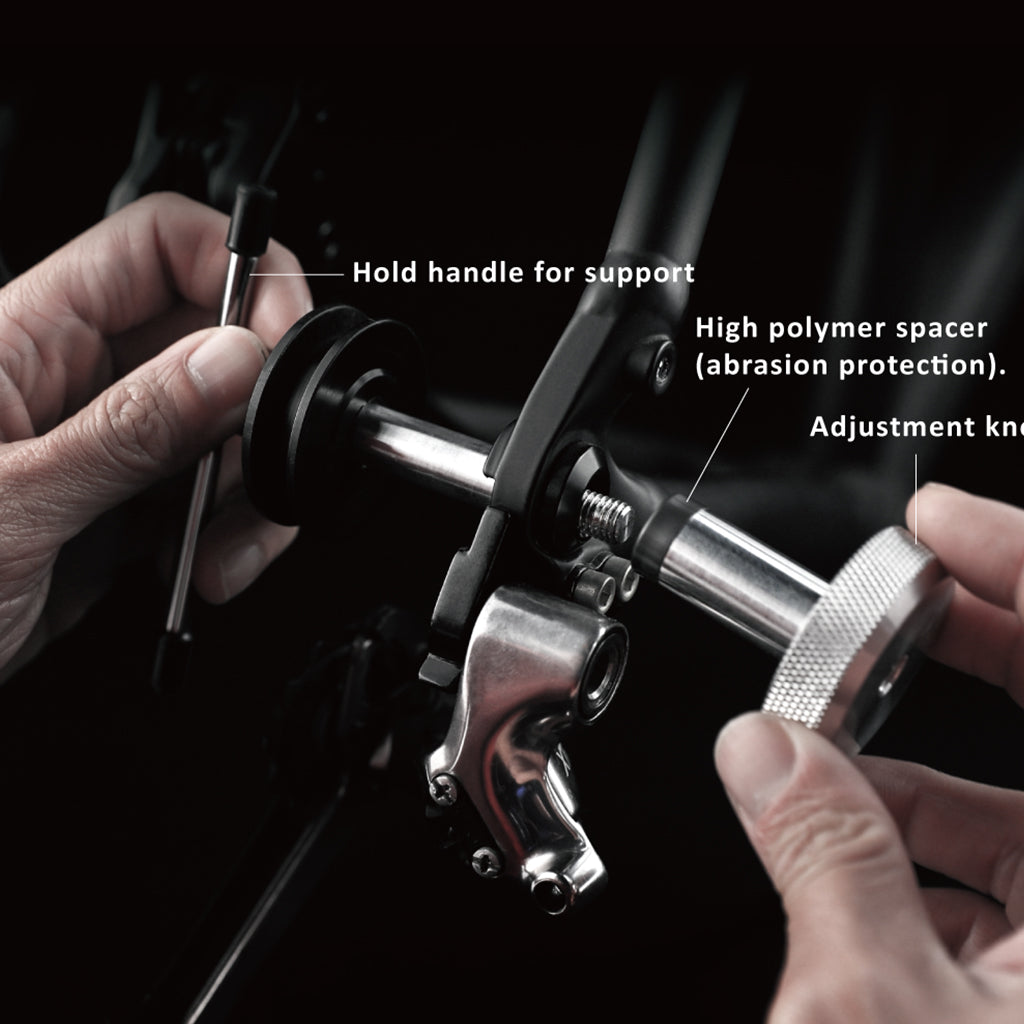 Birzman Chain Keeper New shown fitted to thru-axle dropout