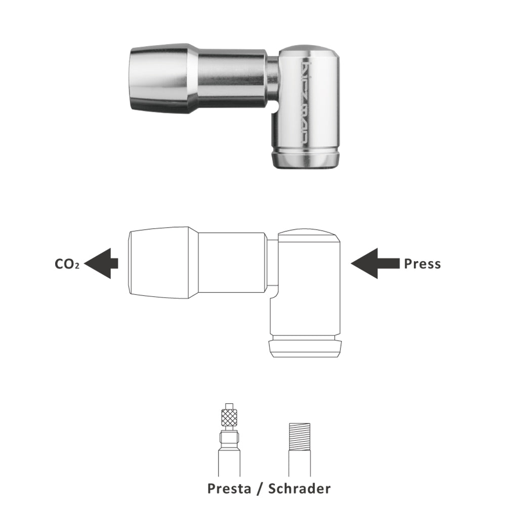 Birzman E-Grip Turn CO2 Inflator Set - view 5