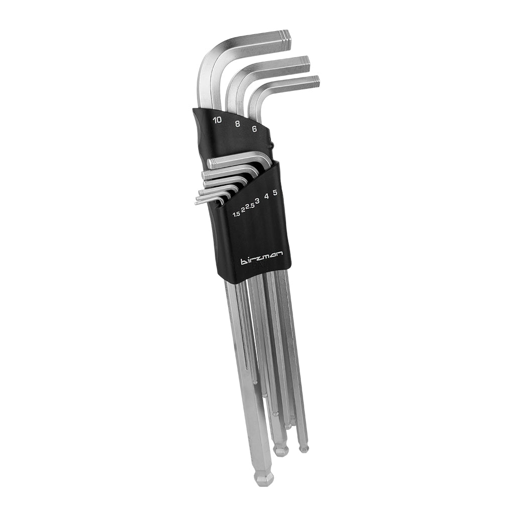 Birzman Hex Key Set Long Arm Ball Point (9 Pcs)