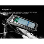 The Birzman Navigator SB Top Tube Bag's underside zipped storage compartment.