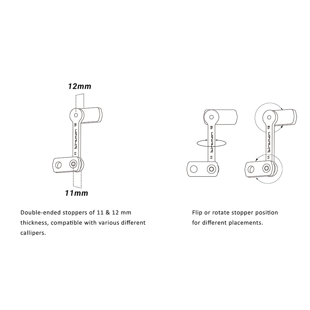 Birzman Piston Release Tool aluminium 6061 construction detail.