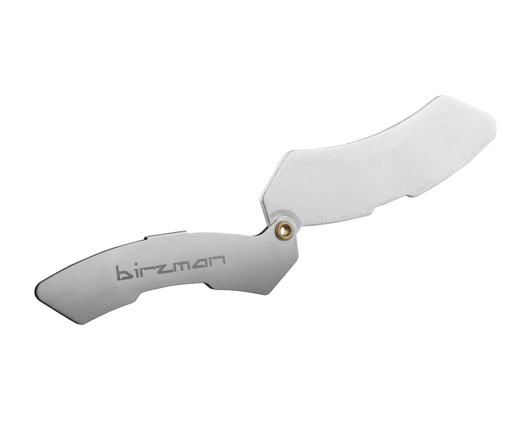 Birzman Razor Clam shown unfolded ready for use.