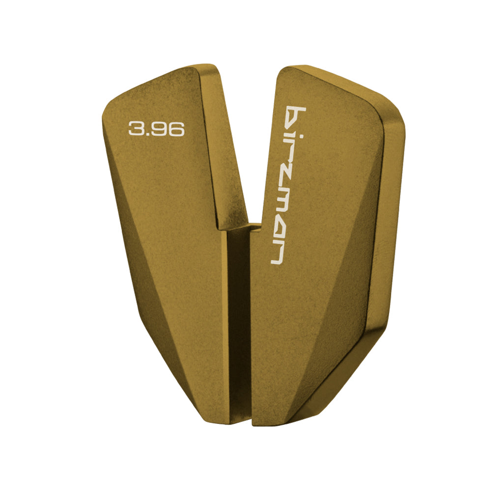 Birzman Spoke Wrench Gold-3.96 CNC machined gold anodised aluminium spoke tool