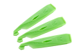 Birzman Tyre Lever Set (3pcs/set) in green, thin-edge design.