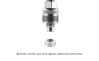 Birzman Universal Crank Puller shown with the magnetic adapter removed for square taper cranks.