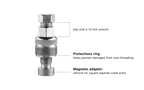 Birzman Universal Crank Puller alloy steel construction detail.