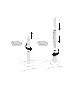 Birzman Valve Extender II 80mm With Tool (2 Pcs.)