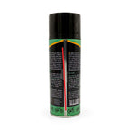 Back label of the Blub All in One spray can showing usage instructions, ingredients and barcode.