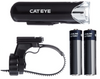 Bright and efficient CatEye HL-EL135N bike light – battery-powered headlamp for cyclists

