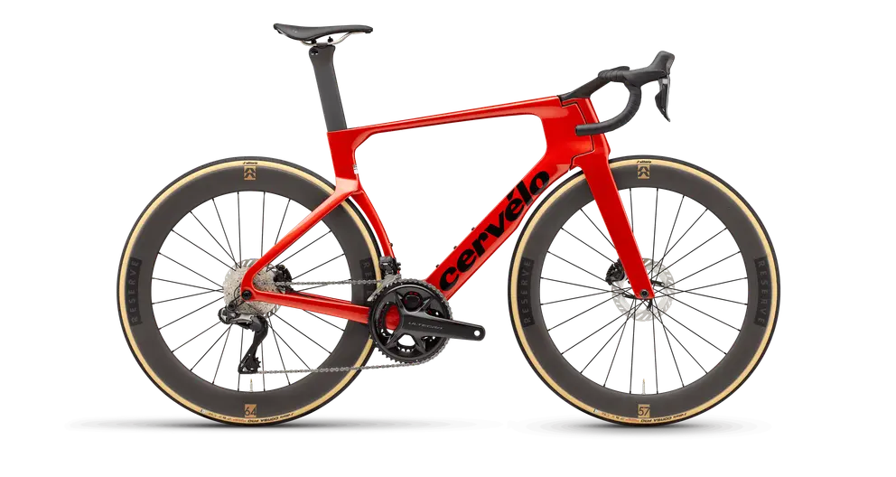 Cervélo S5 Carnelian aero road bike with Shimano Ultegra Di2