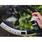 Dynamic Chain Cleaner Spray (400ml), a powerful solution to effortlessly remove heavy grime, oil, and wax buildup from bike chains.