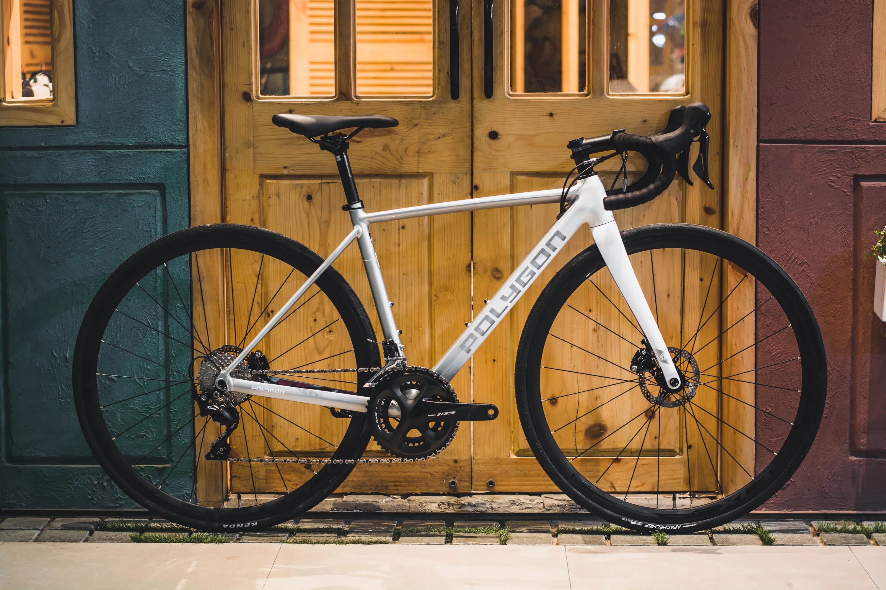 Polygon Strattos S5 Disc Brake (White)