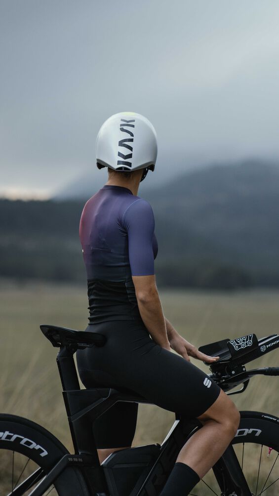 kask helmet mistral (white/silver)