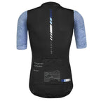 Funkier Mello Elite Short Sleeve Jersey Blue Black back view