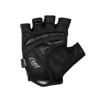 Extra large red and black cycling gloves by Gist on a white background
