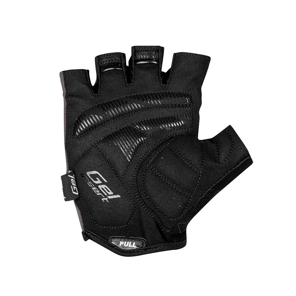 Extra large red and black cycling gloves by Gist on a white background