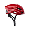 Red bike helmet designed for a snug fit, labeled "Veloce" and suitable for small to medium sizes shop now from our bike store united by cycling