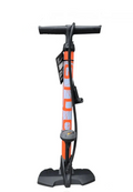 Giyo GF-43PE high pressure bicycle floor pump with analog gauge and Presta Schrader valve compatibility