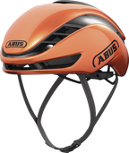 ABUS aero road bike helmet shiny orange finish