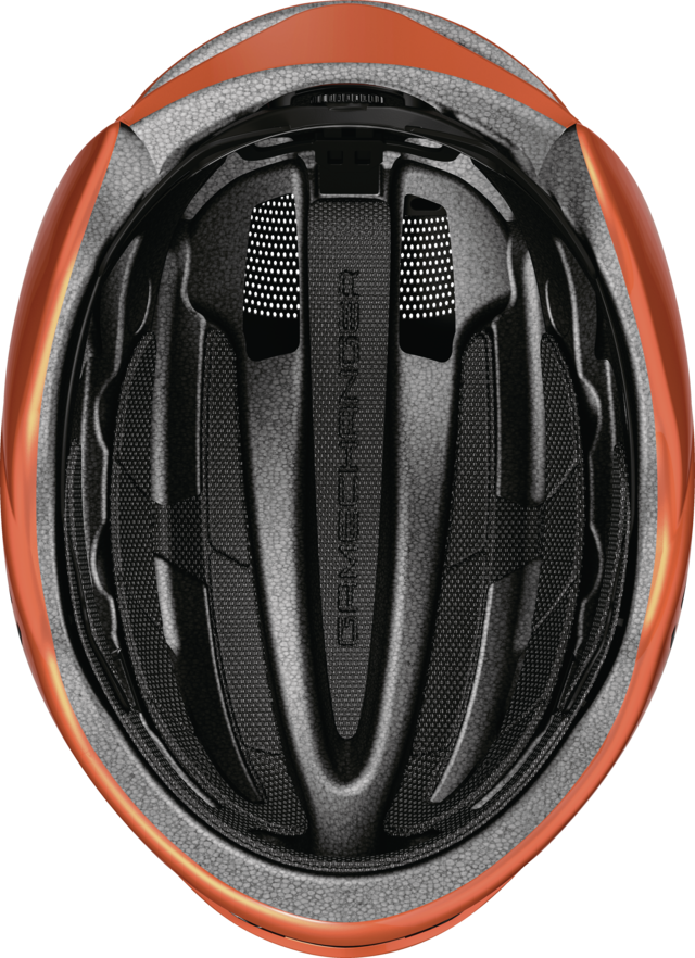 GameChanger 2.0 goldfish orange cycling helmet side view