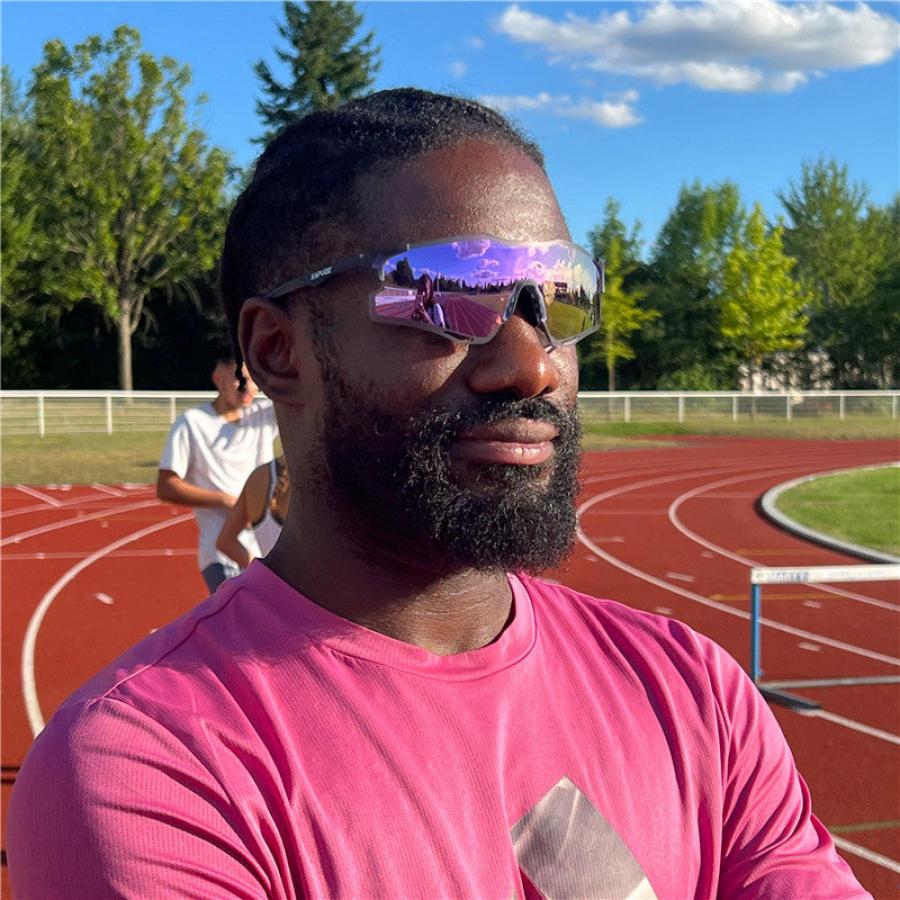 Kapvoe Cheetah Sports Sunglasses performance feature graphic.