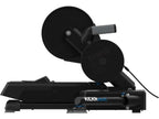 The Wahoo KICKR MOVE's base, with the lockout switch clearly visible, which allows the trainer to be fixed in a stable position.