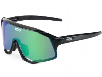 KOO Demos Black Green Mirror – Cycling Sunglasses by Kask