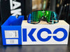 Kask KOO Demos cycling sunglasses (black/green mirror)