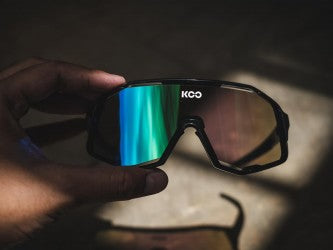 KOO Demos Black Green Mirror – Cycling Sunglasses by Kask – United