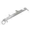 Multi-function bike chain wear checker with valve core tool

