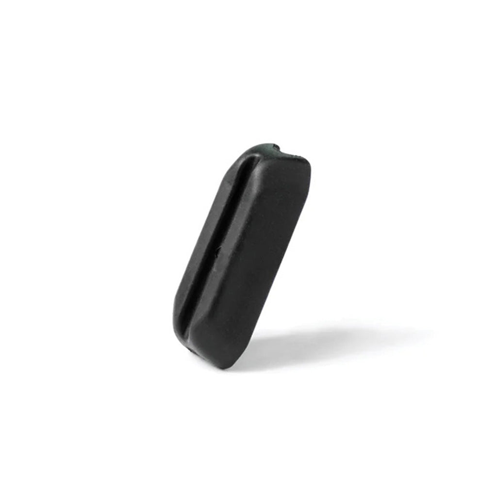 Lezyne D-Shape Seatpost Adapter with a rear light attached