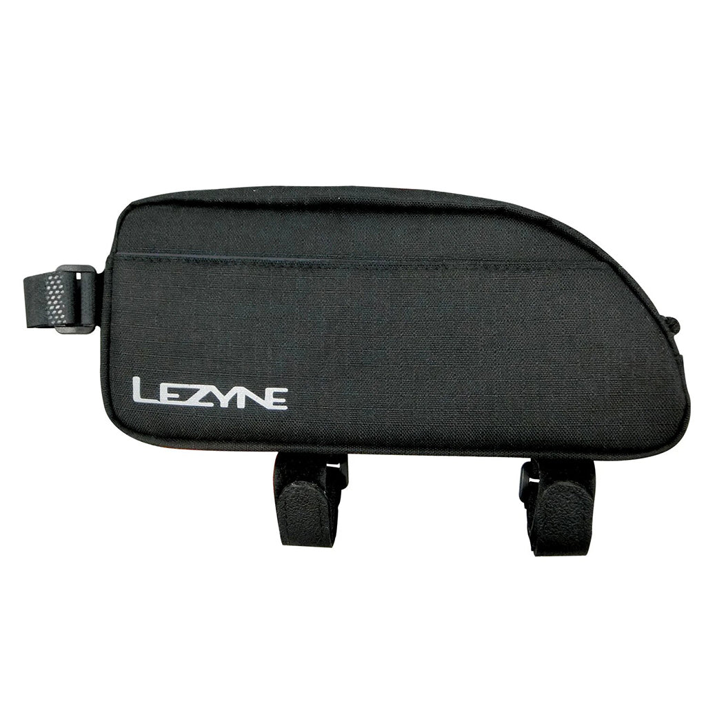 Lezyne Energy Caddy XL top tube bag mounted on a bicycle frame