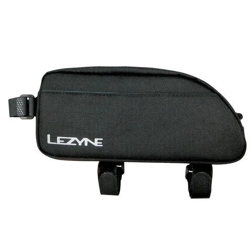 Lezyne Energy Caddy XL top tube bag mounted on a bicycle frame