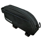 Lezyne Energy Caddy XL top tube bag side view showing zippered compartment