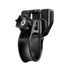 Lezyne LED Handle Bar Mount attached to a bicycle handlebar with thumb screw