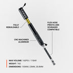 Lezyne Pocket Drive hand pump product feature detail.