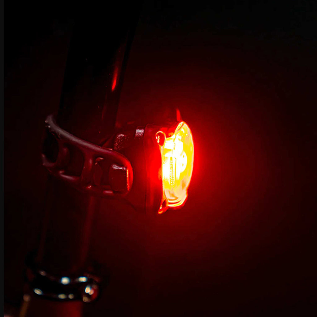 Lezyne Zecto Drive Max 400+ Rear Light attached to a handlebar loop