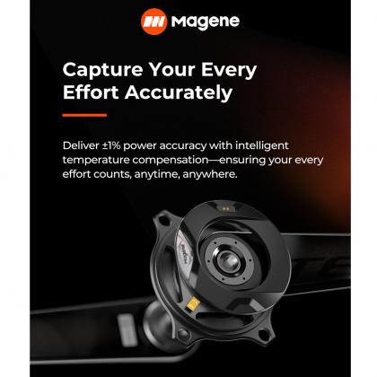 Magene TEO-P515 high stiffness carbon crank for racing cyclists