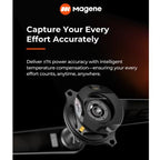 Magene TEO-P515 high stiffness carbon crank for racing cyclists