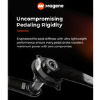 Magene TEO-P515 power meter crankset long 330 hour battery life