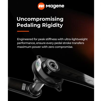 Magene TEO-P515 power meter crankset long 330 hour battery life