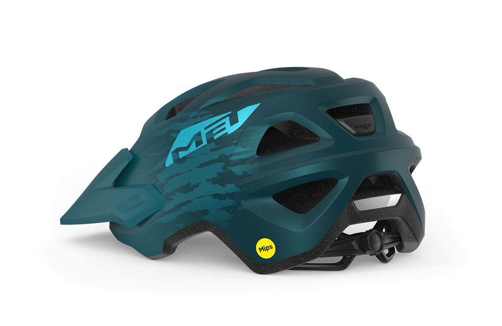 Shop MET Echo MIPS MTB Helmet (Petrol Blue/Matt) - Medium Online in India | United By Cycling