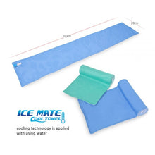N-rit Ice Mate Cool Towel Single Blue