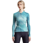 Shop PEARL iZUMi Womens Attack Long Sleeve Jersey (Gulf Teal Depth) Online in India | United By Cycling