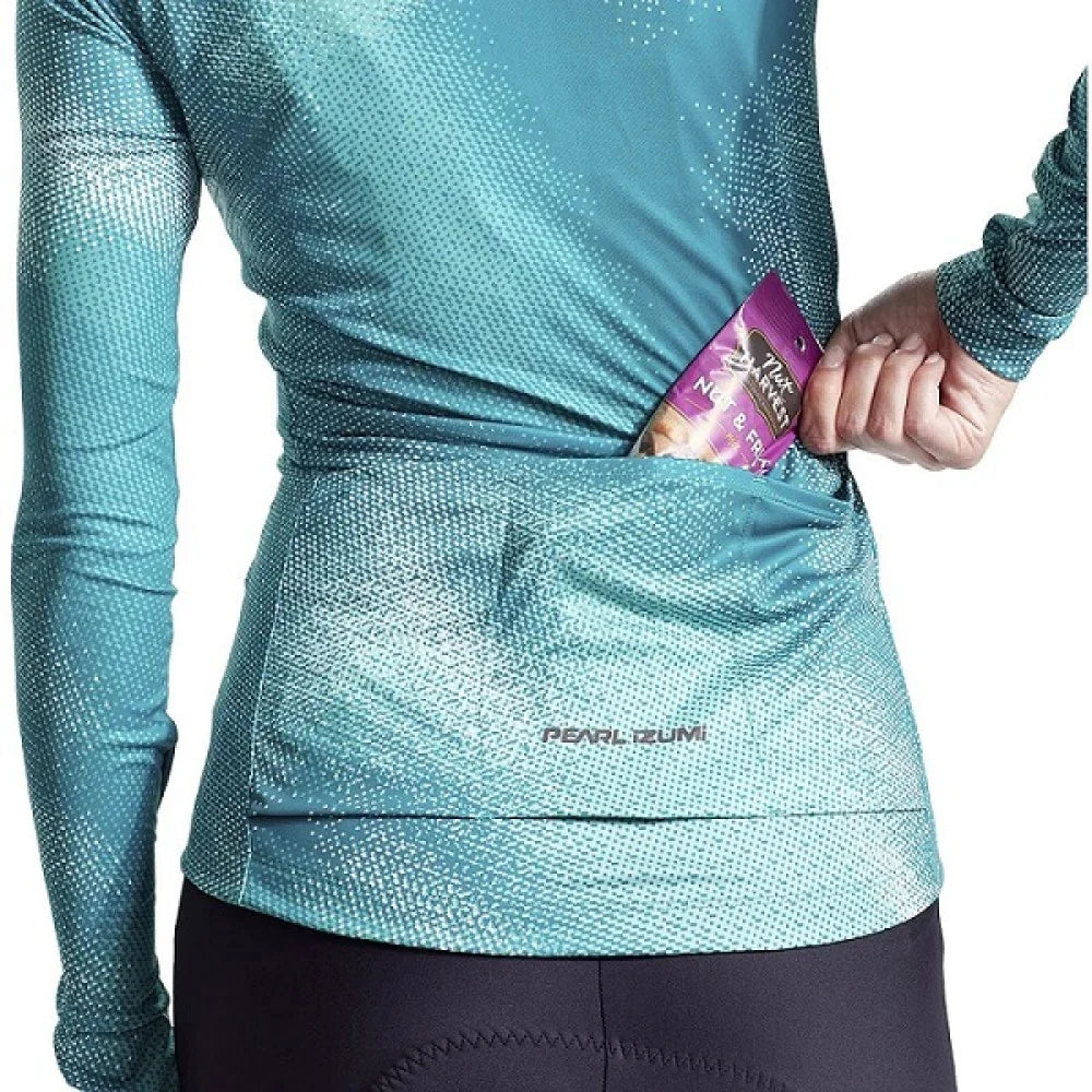 Shop PEARL iZUMi Womens Attack Long Sleeve Jersey (Gulf Teal Depth) Online in India | United By Cycling