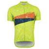 PEARL iZUMi Men's Classic Cycling Jersey (Lime Zinger Vintage Prime)